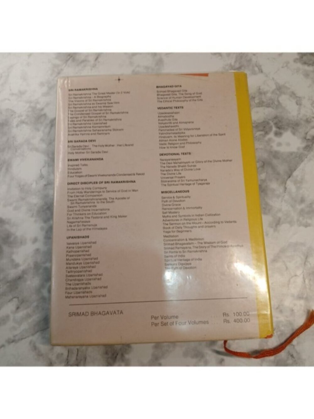 Srimad Bhagavata: The Holy Book of God Volume IV Hardcover Spiritual Hindu Text - Picture 2 of 11
